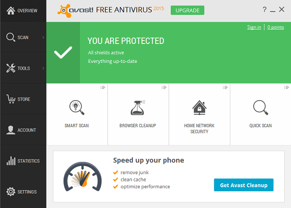 Avast Free AntiVirus 2015